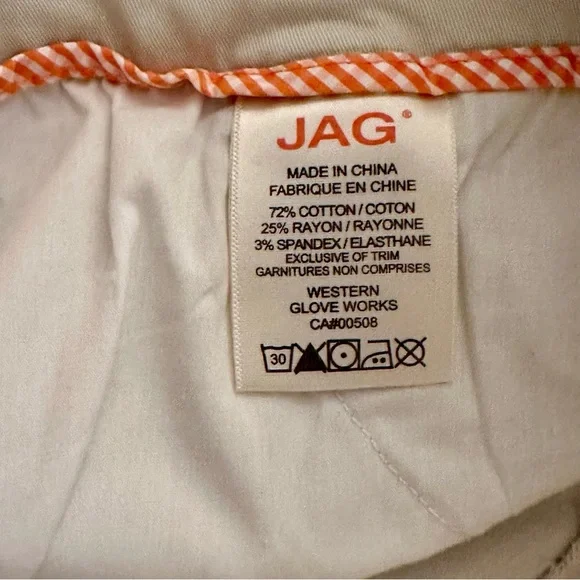 Jag Jeans Ainsley 8” Pull-On Light Khaki Shorts Plus Size 18W - Picture 5 of 6